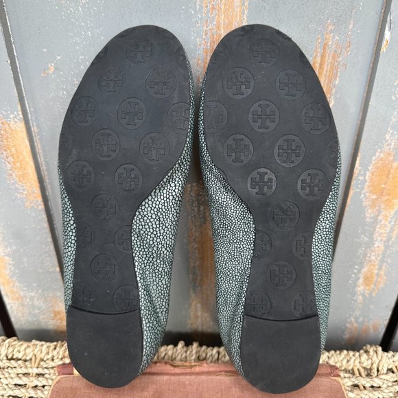 Tory Burch Stingray Reva Smoke Sz 7? - Picture 10 of 14